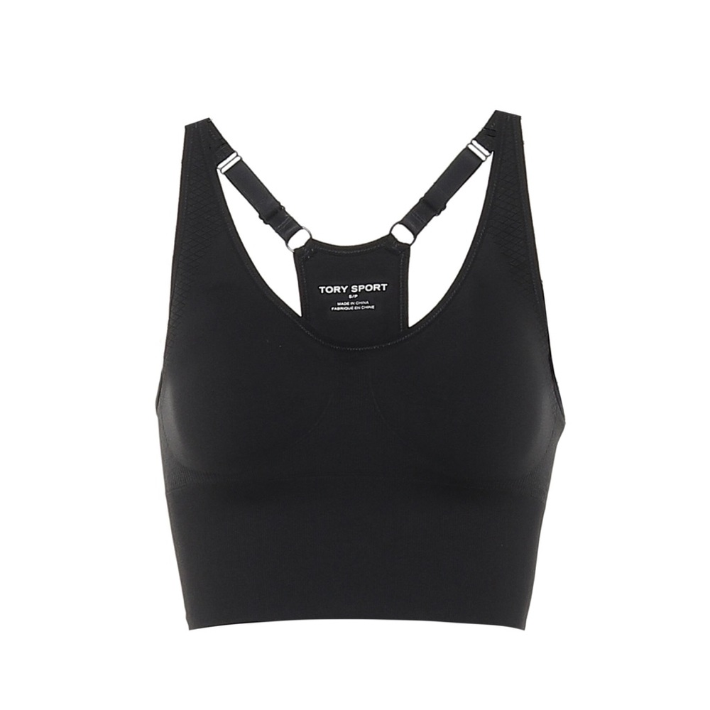 Tory Sport Seamless Adjustable Sports Bra Top